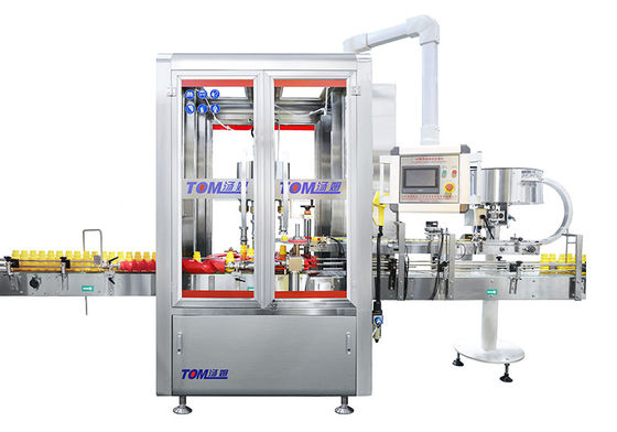 kopen 6000BPH 6 koppen Rotary Capping Machines Volledig automatisch online vervaardiging