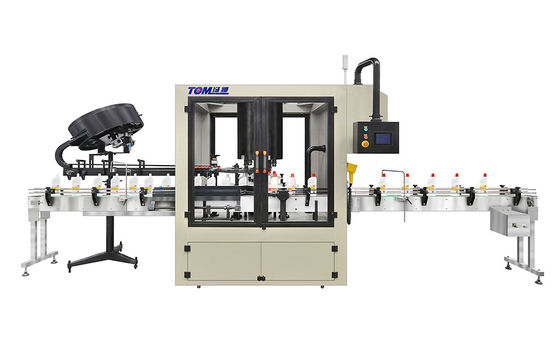 kopen 6000BPH roterende automatische dopmachine 6 koppen online vervaardiging