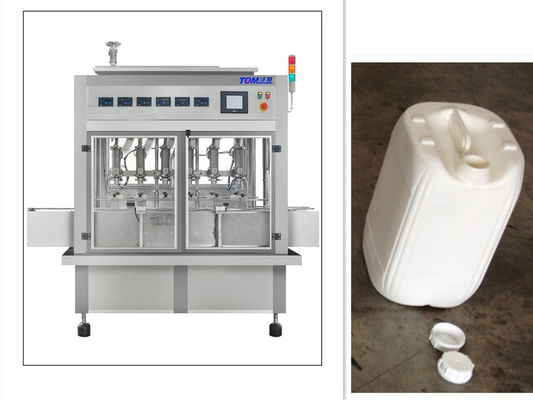 kopen SS304 Frame Automatic Capping Machine voor voedselproductie 100 ml-1000 ml fles online vervaardiging