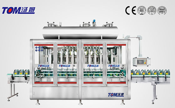 1L-4L smeermiddel vulmachine 8 sproeiers Gewichtsstijl Volledig automatisch Voor container
