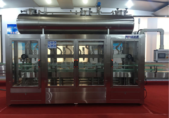 2800BPH smeermiddelvullingslijn PLC-gecontroleerde weegmachine 1-5L