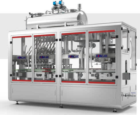 Volledig automatische machine voor het vullen van bestrijdingsmiddelen 2 10 koppen lineaire zuigervulmachine 2 in 1