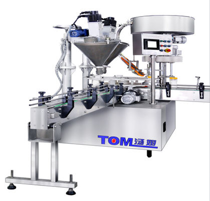 Flessen Monoblock Filler Capper Machine 700-1200BPH poeder vulmachine
