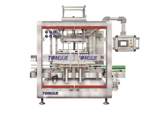 Roestvrij staal 304 Automatische ophaal fles Top Load Case Packer