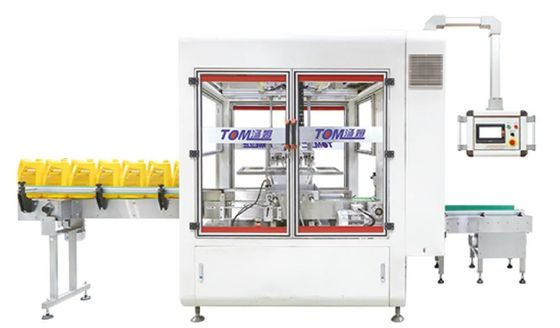 Automatische SUS Vier dozen in één keer Servo Verticale kartonnen verpakkingsmachine Case Packer