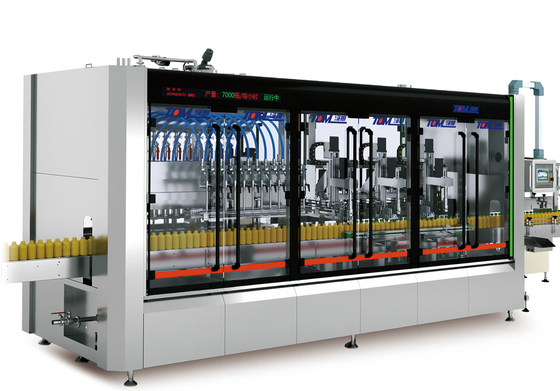 Servomotor Monoblock Filler Capper Machine voor het ontwerpen van een monster en een geschikte flesdiameter