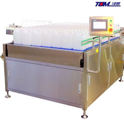 1-5L vloeistofvulmachine met wasmiddel met deksel en etikettering